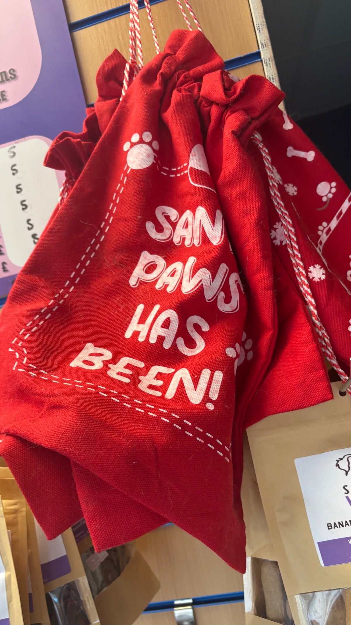 Santa paws bag filler
