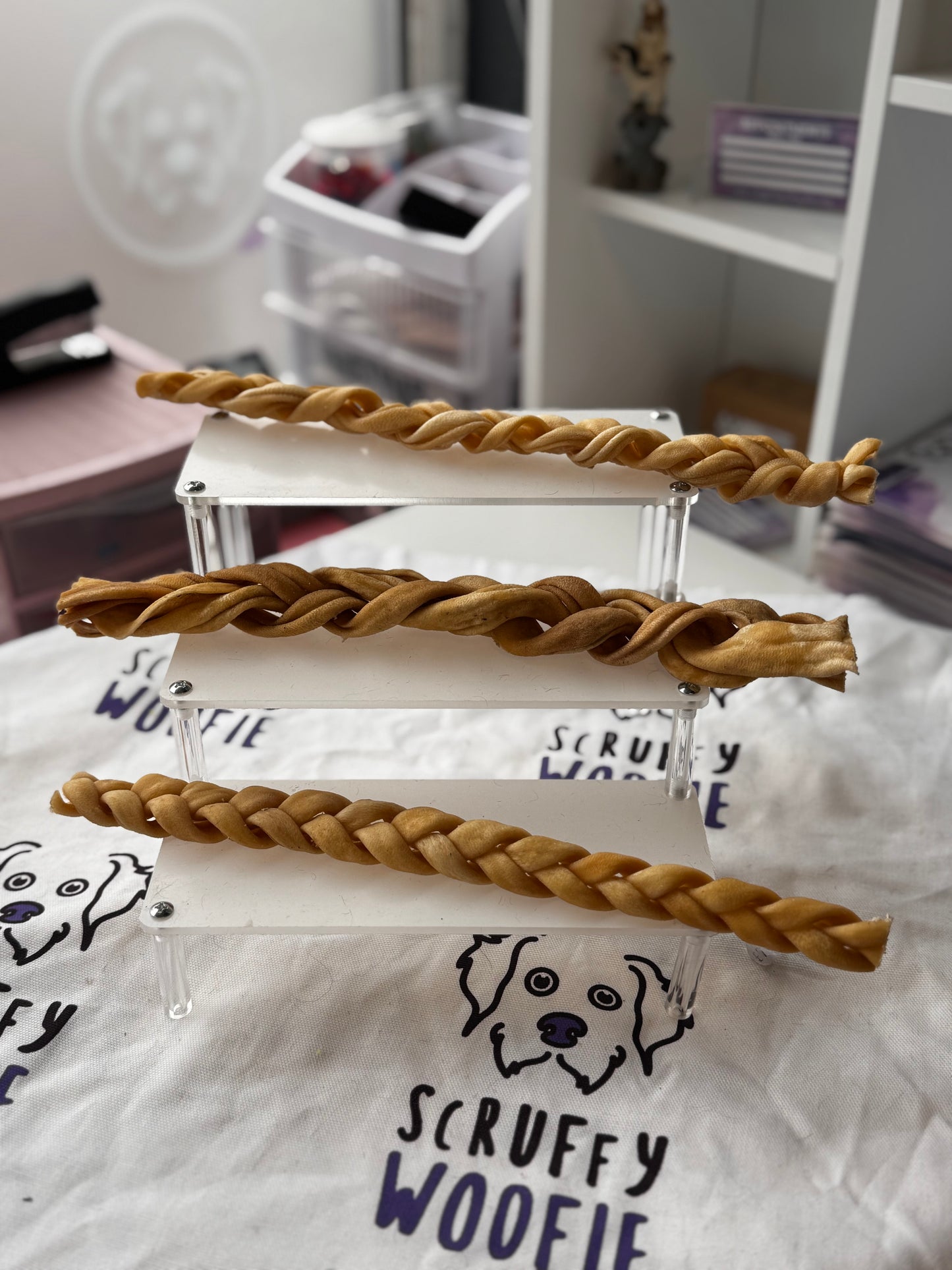 Lamb skin braided 30cm