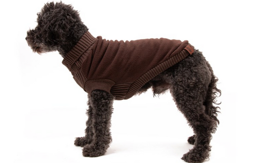 Country fleece jumper brown 35cm