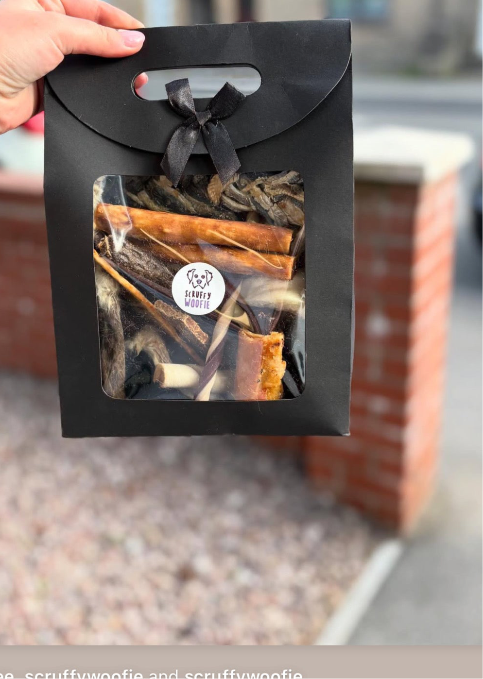 Surprise natural treat bag