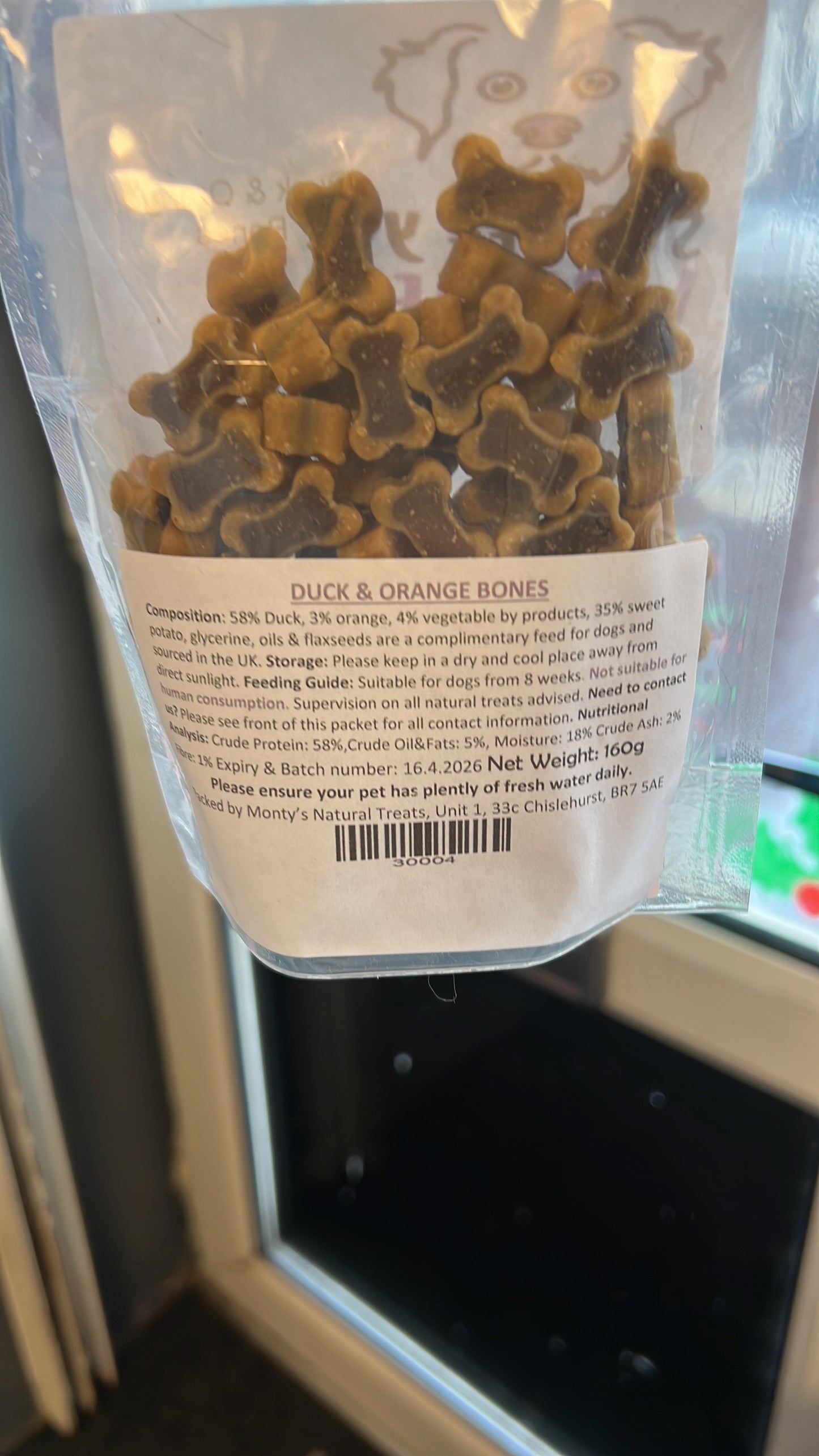 Duck and orange bones