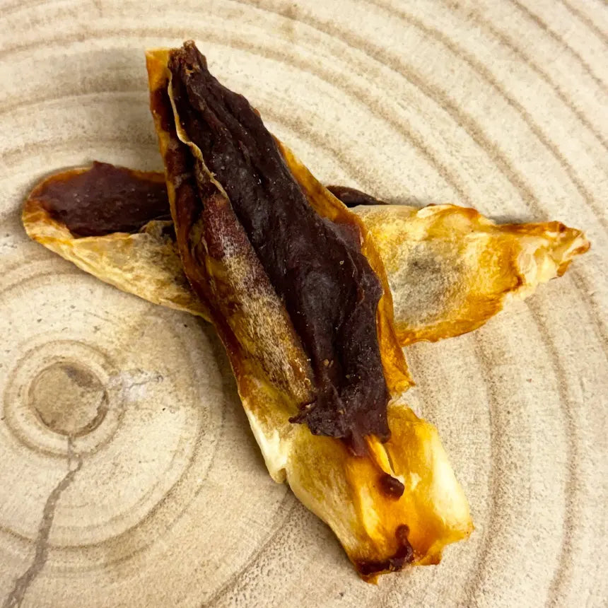 Rabbit ears with venison